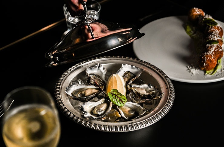 Oysters at Beckett's Glebe.
